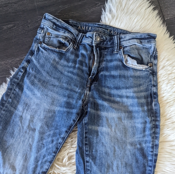 👕AEO - Slim Straight Jeans - Picture 6 of 7